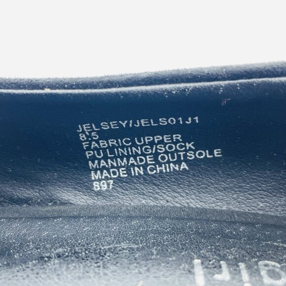 Madden Girl Shoes Womens Size 8.5 Black Faux Suede Heels Stiletto Slip On Pumps - Picture 10 of 11